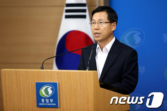 김의도 통일부 대변인 2013.10.4/뉴스1 © News1 한재호 기자 