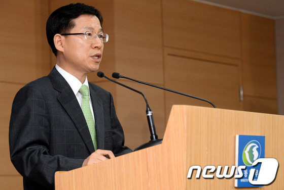 김의도 통일부 대변인 2014.1.17/뉴스1 © News1 박세연 기자