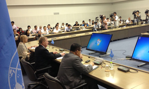도쿄에서 열린 일본 공청회는 일본 언론의 많은 관심을 받았다(조사위원회 제공).