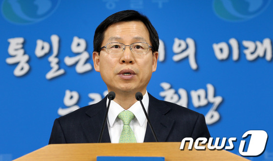 김의도 통일부 대변인 2014.3.7/뉴스1 © News1 허경 기자