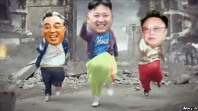 중국에서도 인기를 누리고 있는 김정은 희화화 동영상 중 한 장면/유투브 영상 캡쳐 
