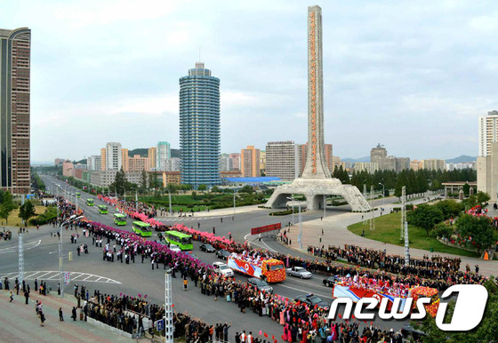 평양 자료사진 (노동신문) 2014.10.6/뉴스1 © News1