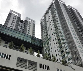 말레이시아 쿠알라룸푸르의 구도심인 올드 클랑 로드에 있는 24층짜리 고급 아파트 ‘버브 스위츠’의 모습. /최규민 특파원