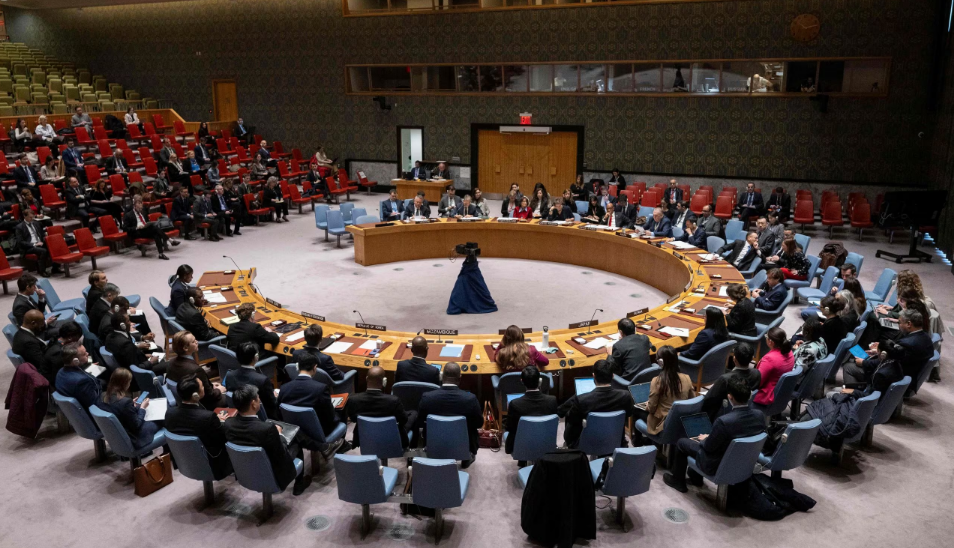 10일 열린 유엔 안전보장이사회 회의에서 북한 미사일을 이용한 러시아의 우크라이나 공격과 관련해 공방이 있었다. /AFP 연합뉴스