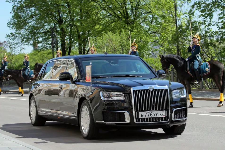 푸틴 대통령 전용차인 아우루스 차량./AFP 뉴스1